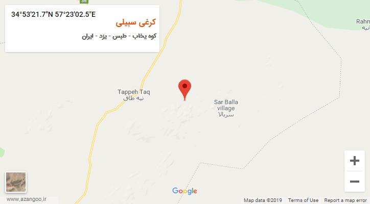 روستای کرغی سبیلی بر روی نقشه