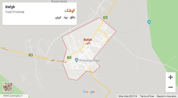 دهستان کوشک بر روی نقشه
