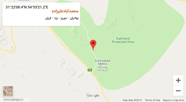 روستای محمدآبادعلیزاده بر روی نقشه