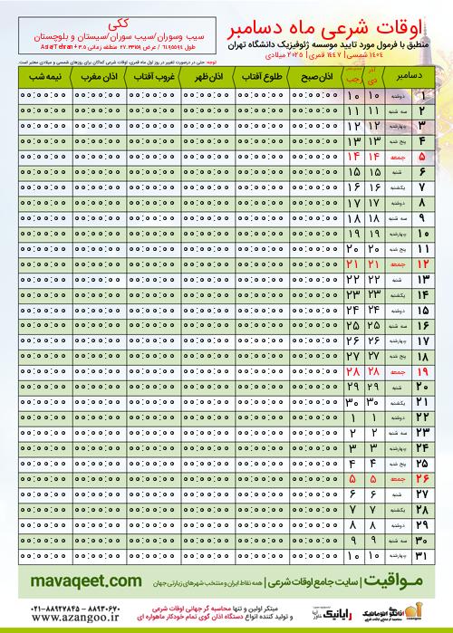 پیش نمایش فایل تصویری اوقات شرعی