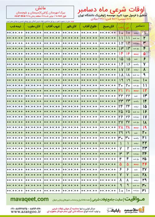 پیش نمایش فایل تصویری اوقات شرعی